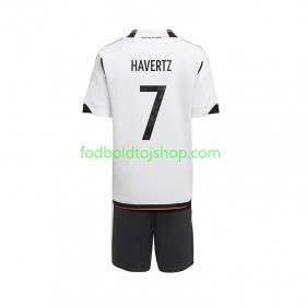 Tyskland Havertz 7 Børn Hjemme trøje World Cup 2022 S/S (+ Korte bukser)